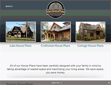 Tablet Screenshot of maxhouseplans.com